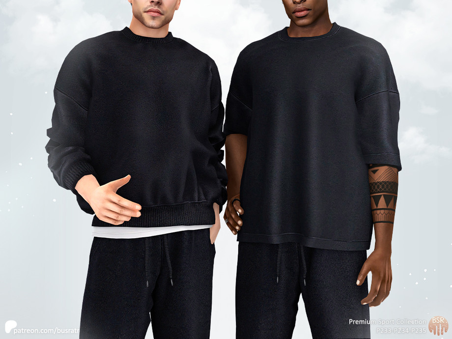 Свитшот P234 для Симс 4 - фото 1