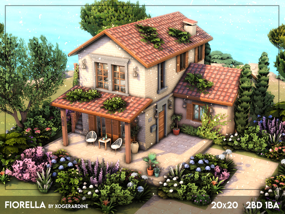 Дом Fiorella для Симс 4 - фото 1