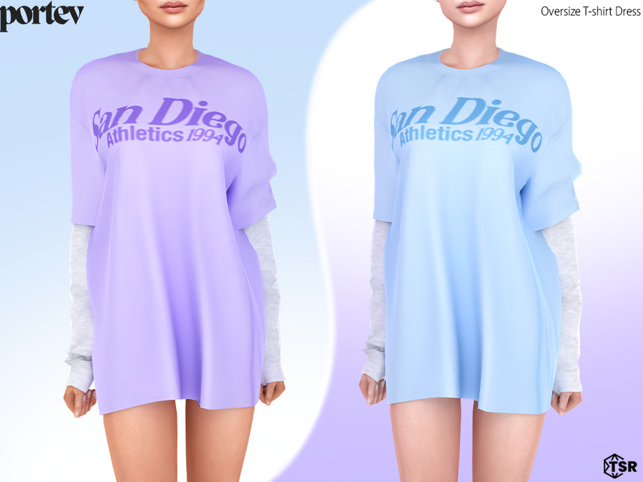 Oversize T-shirt Dress