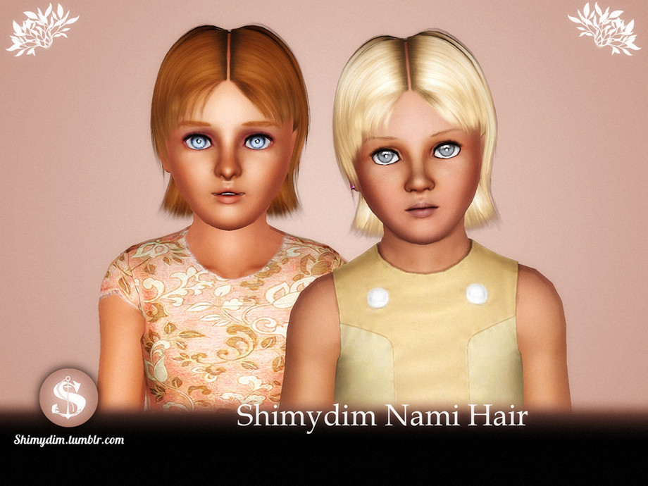 Прическа Nami Hairstyle - Child для Симс 3