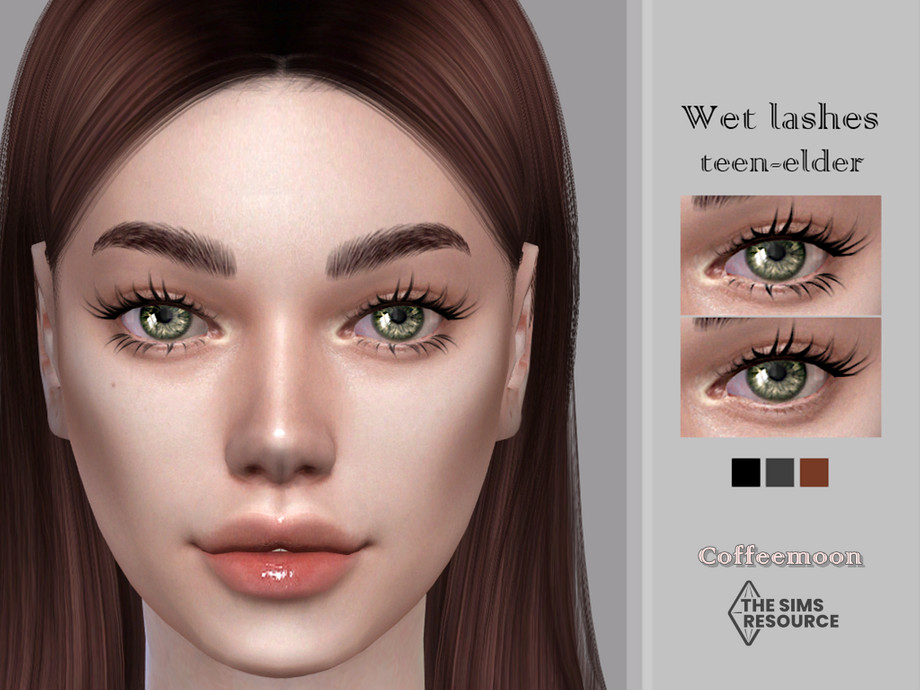 Wet lashes 3D (teen-elder) 1