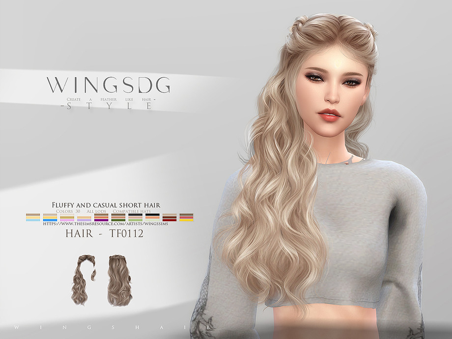 WINGS-TF0112-Fluffy and casual short hair 1