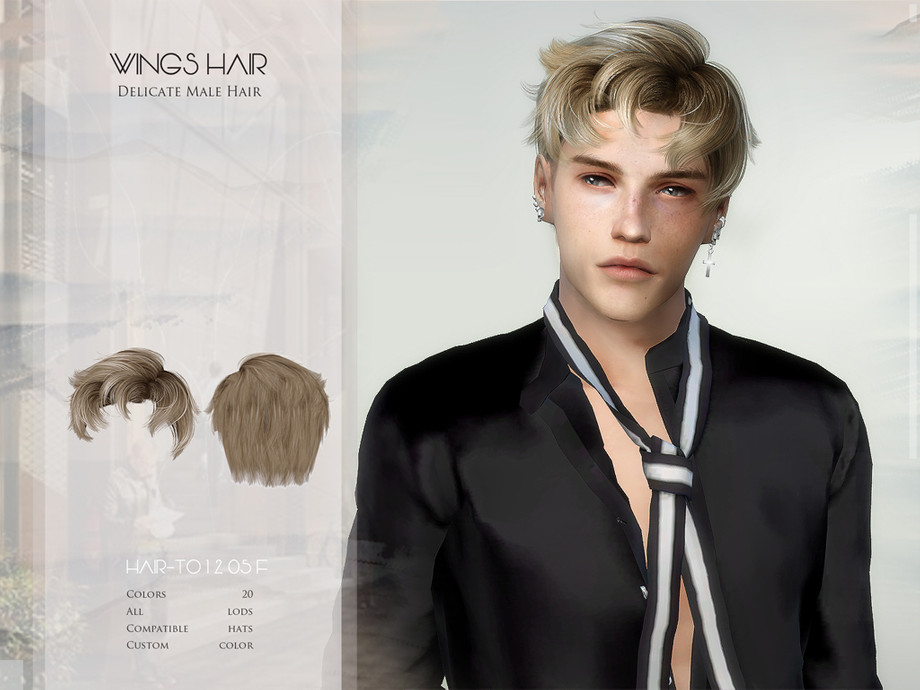WINGS-TO1205-Delicate Male Hair 1