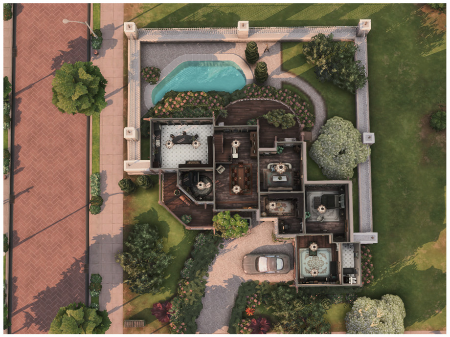 Дом MM Family 1 для Симс 4 - фото 6