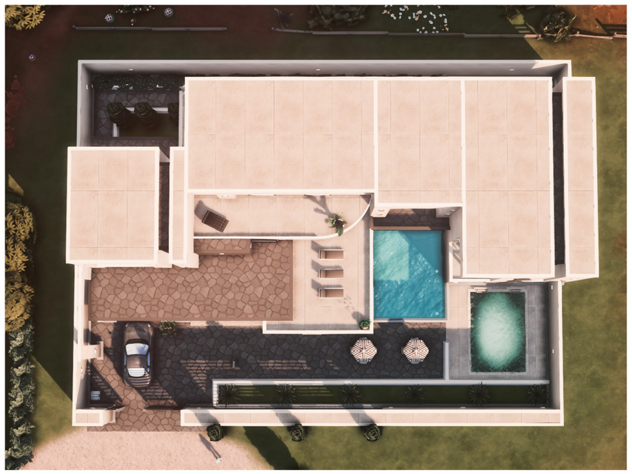 Дом MM Modern 29 для Симс 4 - фото 5