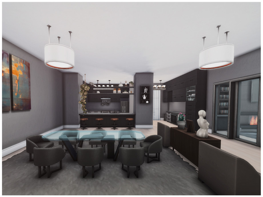 Дом MM Modern 29 для Симс 4 - фото 7