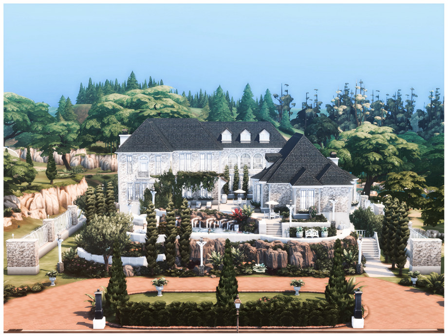 Особняк MM Ivory Brick для Симс 4 - фото 5