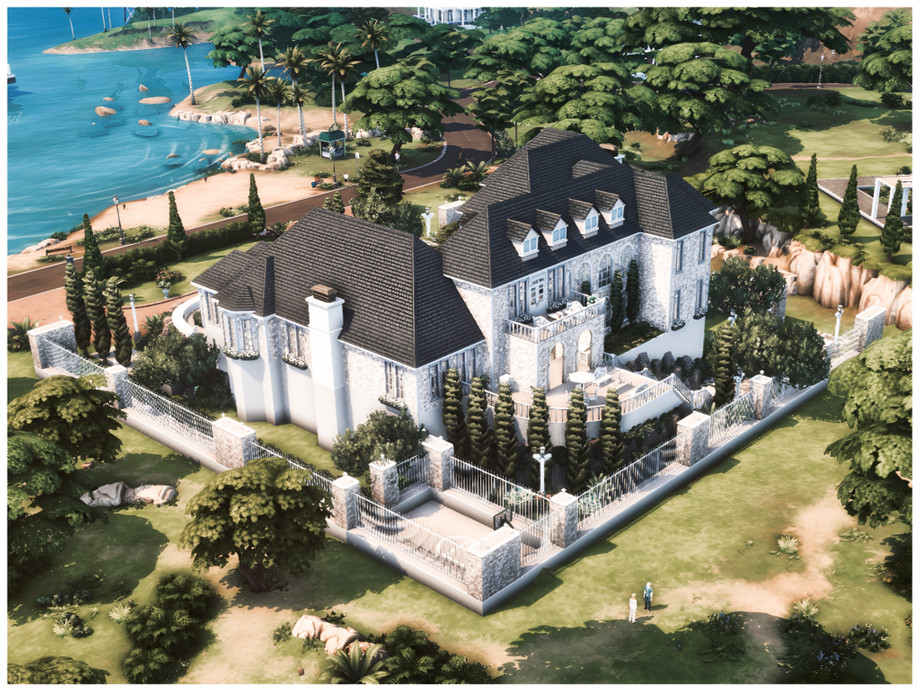 Особняк MM Ivory Brick для Симс 4 - фото 8