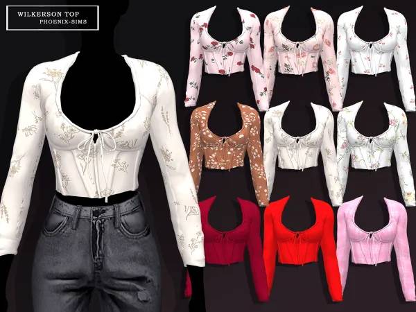 Топ Wilkerson для Симс 4 - фото 1
