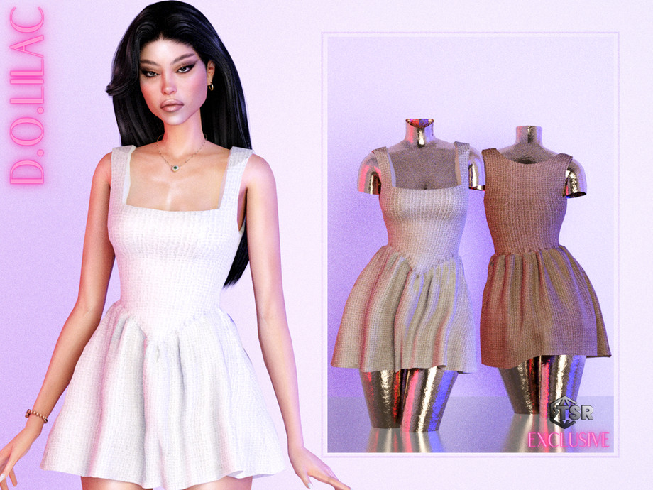 Boucle Mini Dress DO0493 1