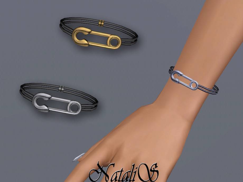 Браслет NataliS TS3 Safety pin для Симс 3