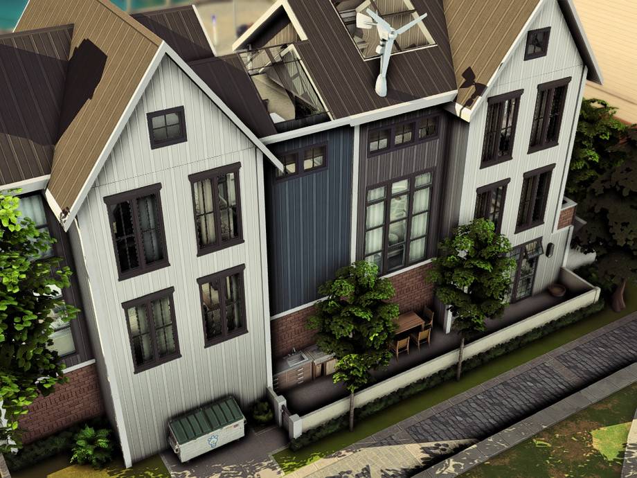 Дом Eco Family (no CC) для Симс 4 - фото 6