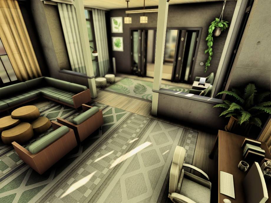 Дом Eco Family (no CC) для Симс 4 - фото 9