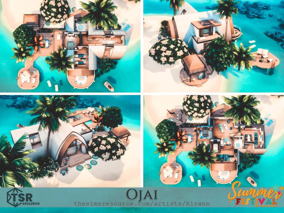 Дом Ojai (no CC) для Симс 4 - фото 4