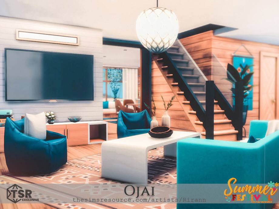Дом Ojai (no CC) для Симс 4 - фото 6