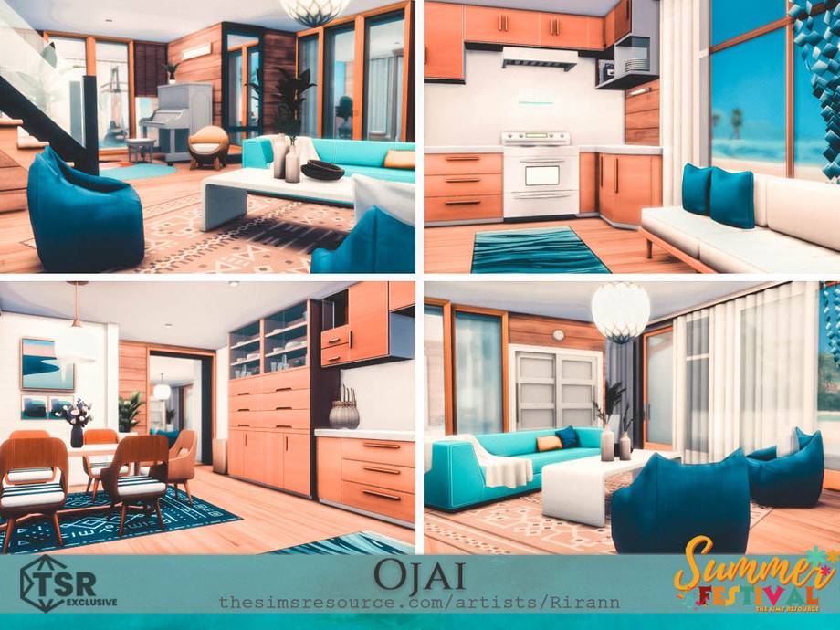 Дом Ojai (no CC) для Симс 4 - фото 7