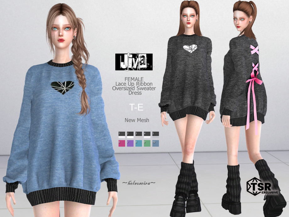 JIVA - Oversized Sweater Dress 1