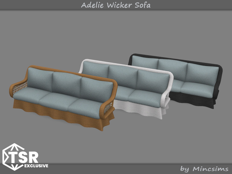 Adelie Wicker Sofa 1