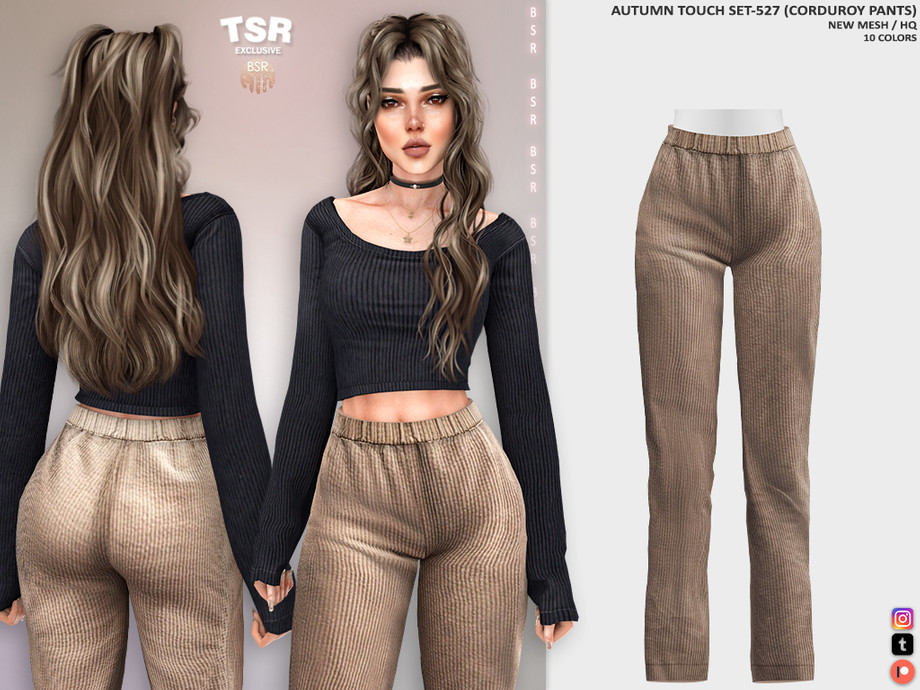 AUTUMN TOUCH SET-527 (CORDUROY PANTS) BD1362 1
