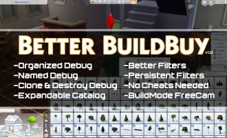 Better Buildbuy для Симс 4
