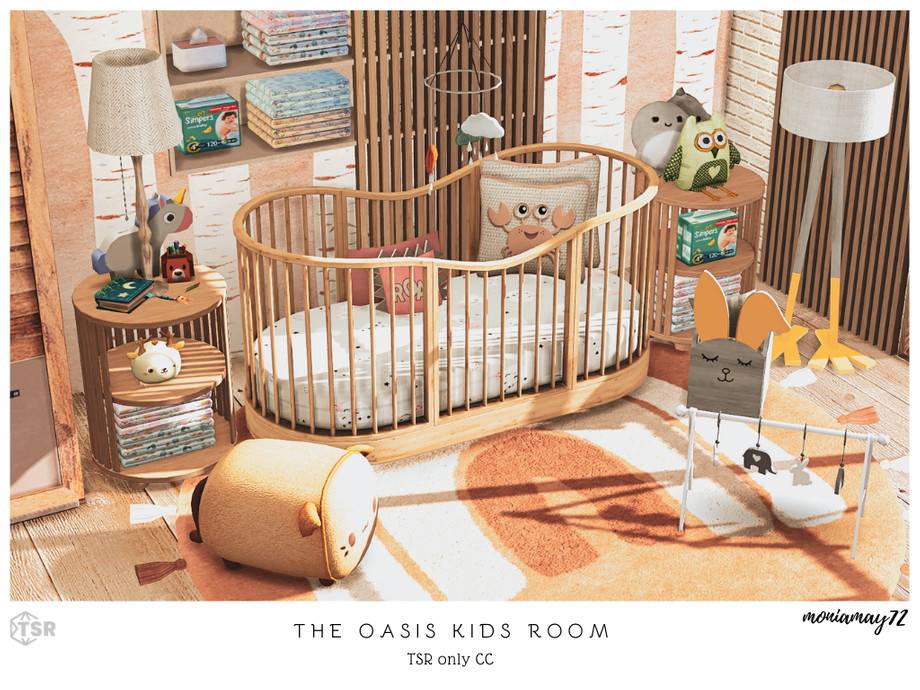 Детская комната The Oasis для Симс 4 - фото 1