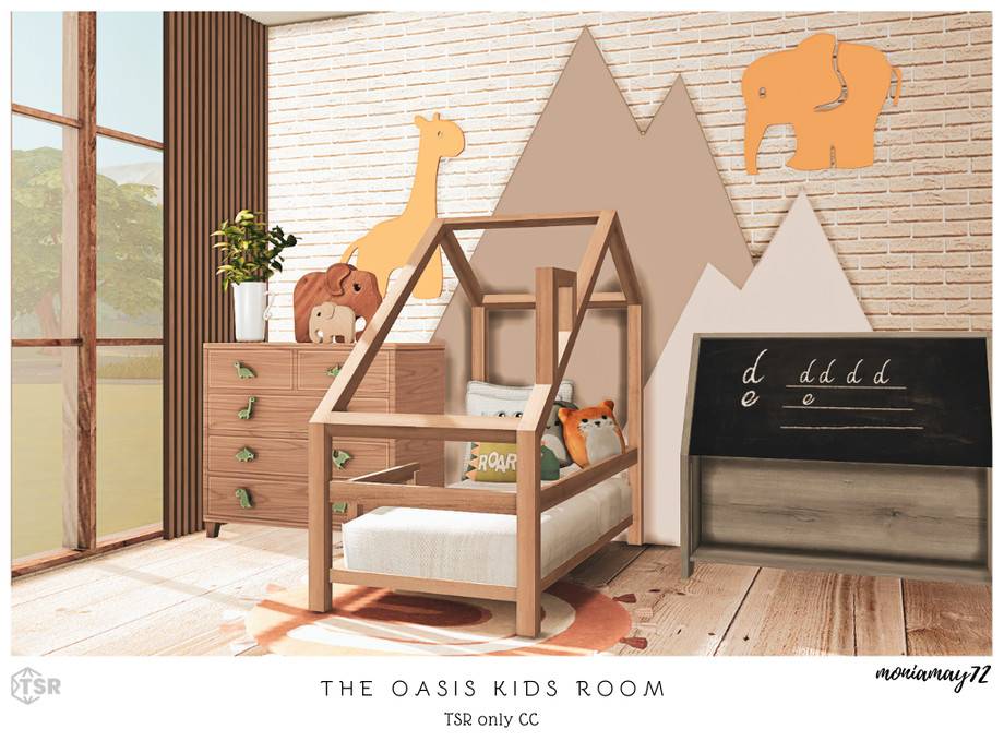 Детская комната The Oasis для Симс 4 - фото 3