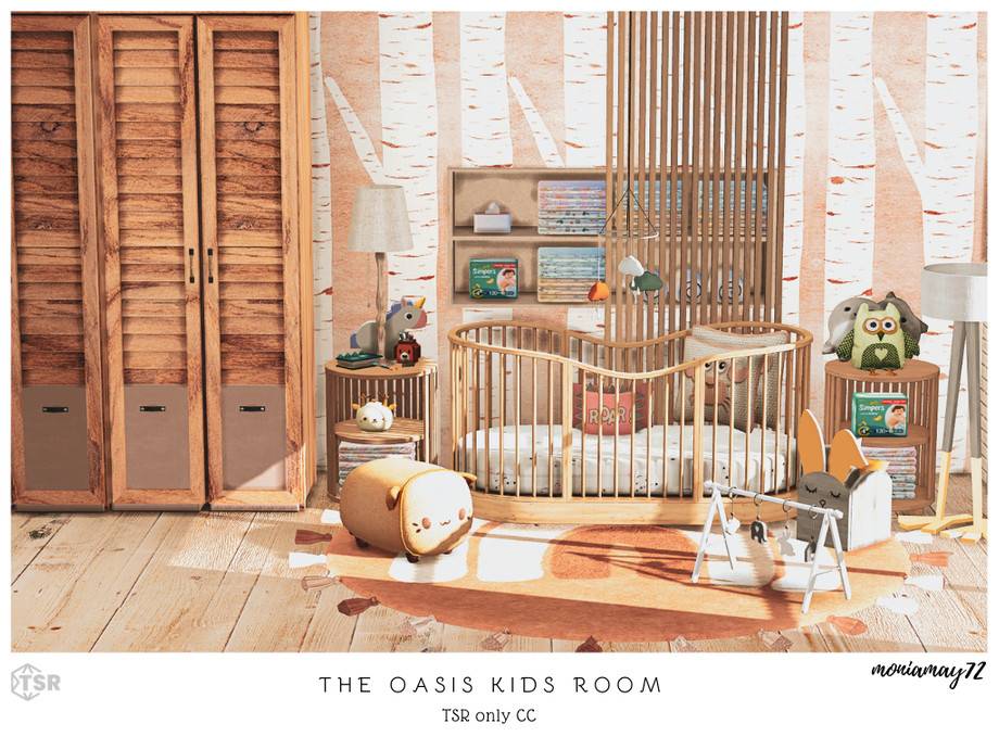 Детская комната The Oasis для Симс 4 - фото 4