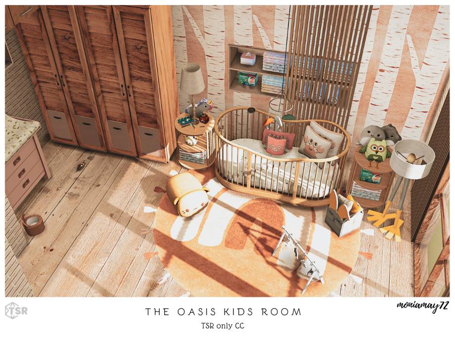 Детская комната The Oasis для Симс 4 - фото 5