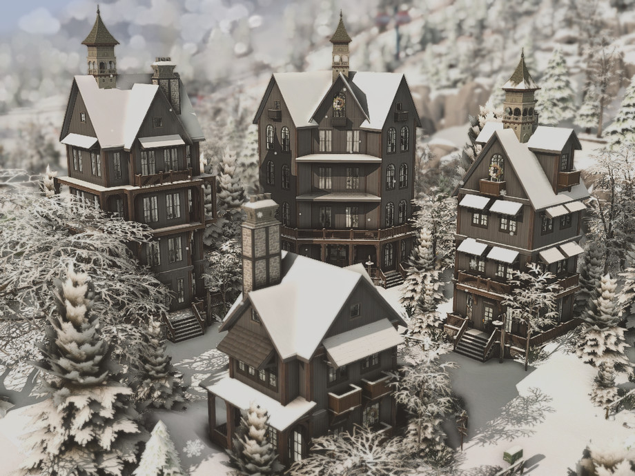 Rustic Christmas Village (NO CC) 3