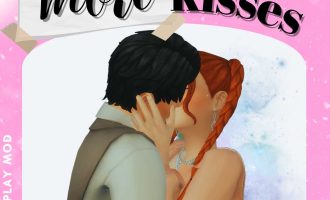 Больше Поцелуев от maplebell для Симс 4