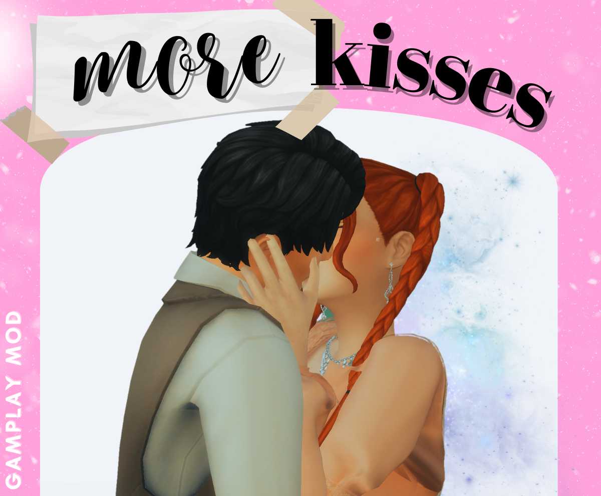 Больше Поцелуев от maplebell для Симс 4
