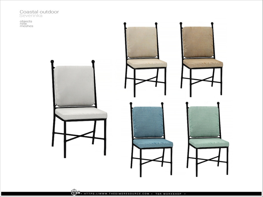 Coastal outdoor - dining chair v2 1