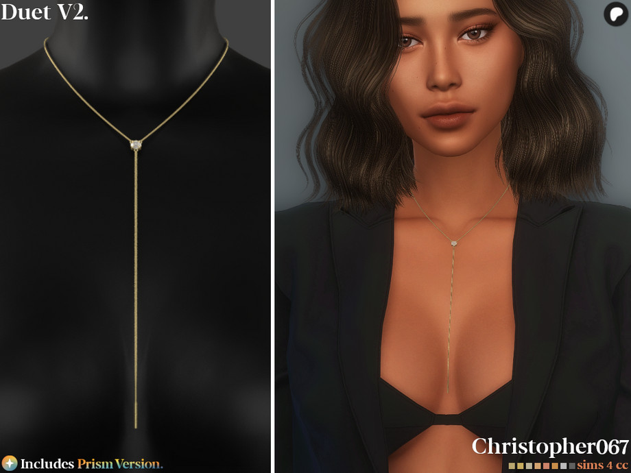 Duet Necklace V2 (Patreon) 1