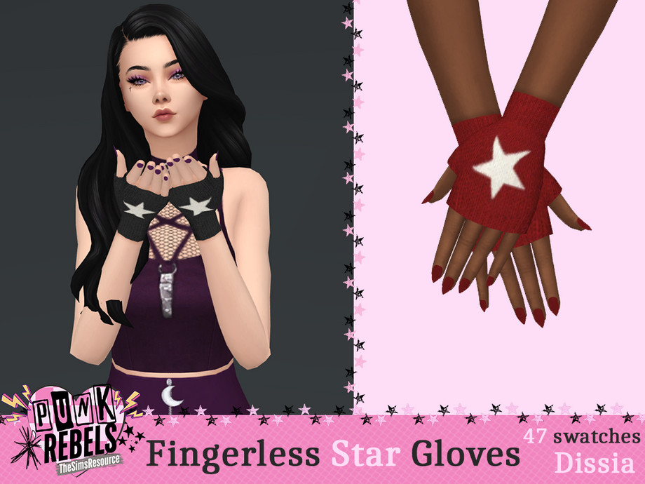 Fingerless Star Gloves 1