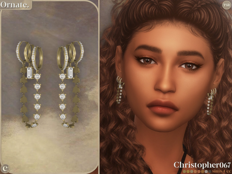 Ornate Earrings 1