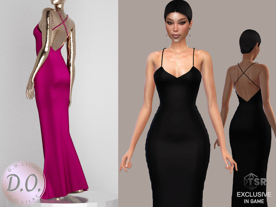 Fleur V Neck Maxi Dress DO0360 2