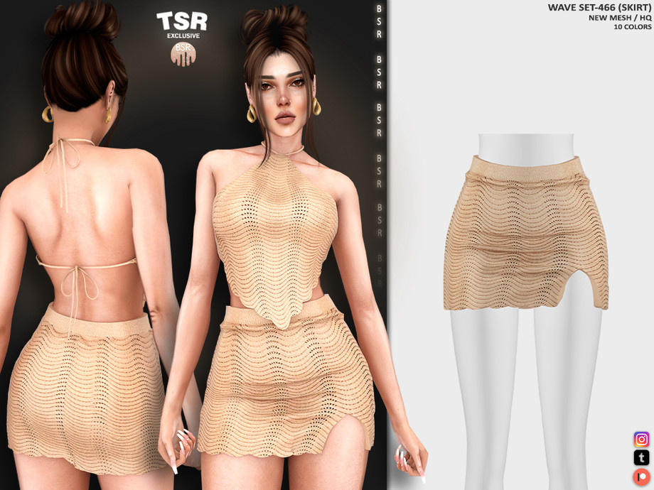 WAVE SET-466 (SKIRT) BD1233 1