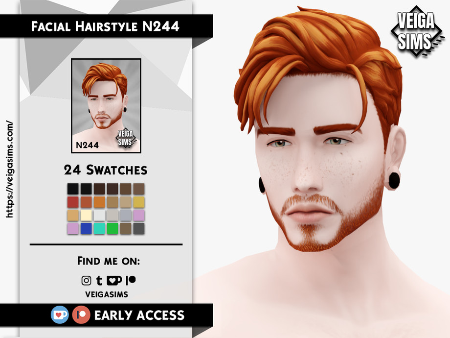 Facial Hair Style N244 1