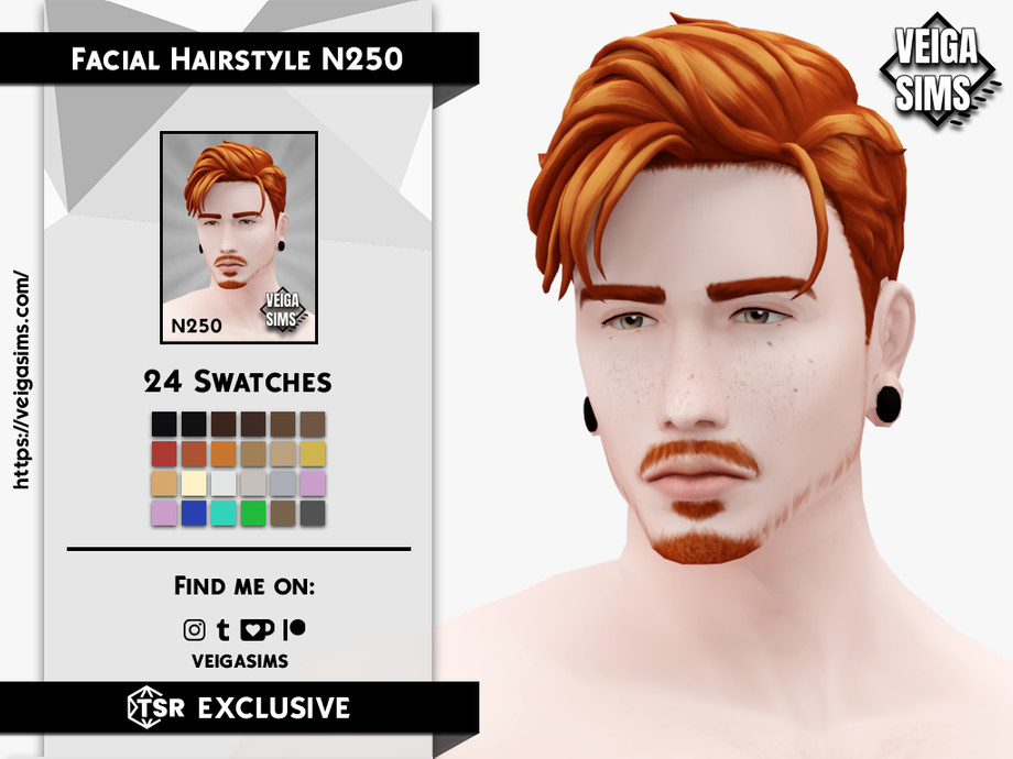 Facial Hair Style N250 1