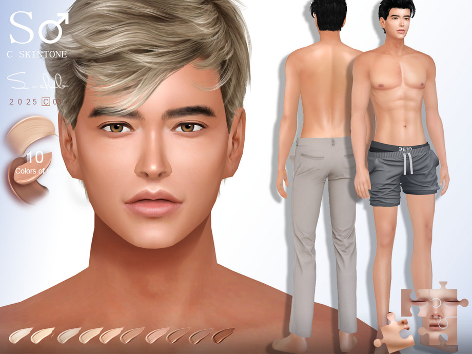 Natural male skintone 0325 by S-CLUB 1