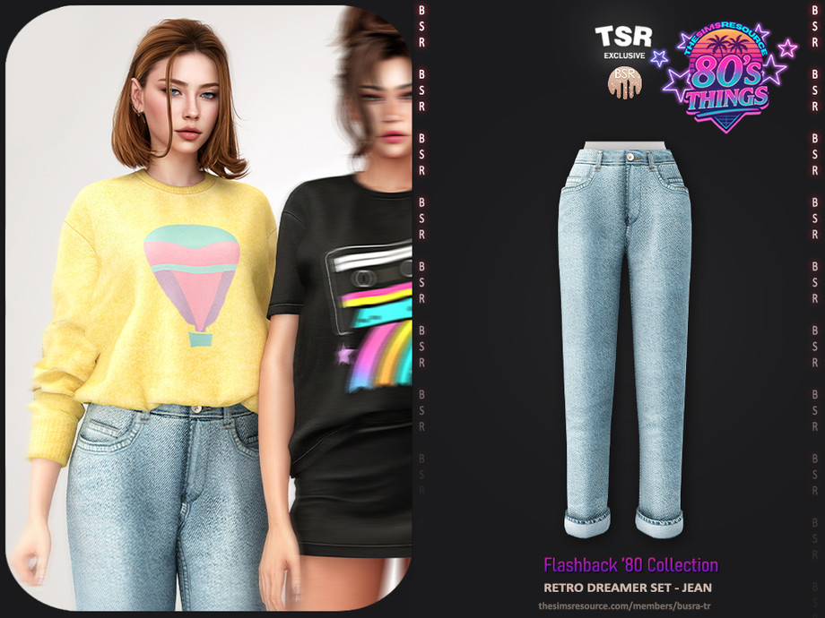 Flashback 80 Collection -651- Retro Dreamer Set Jean BD1643 1