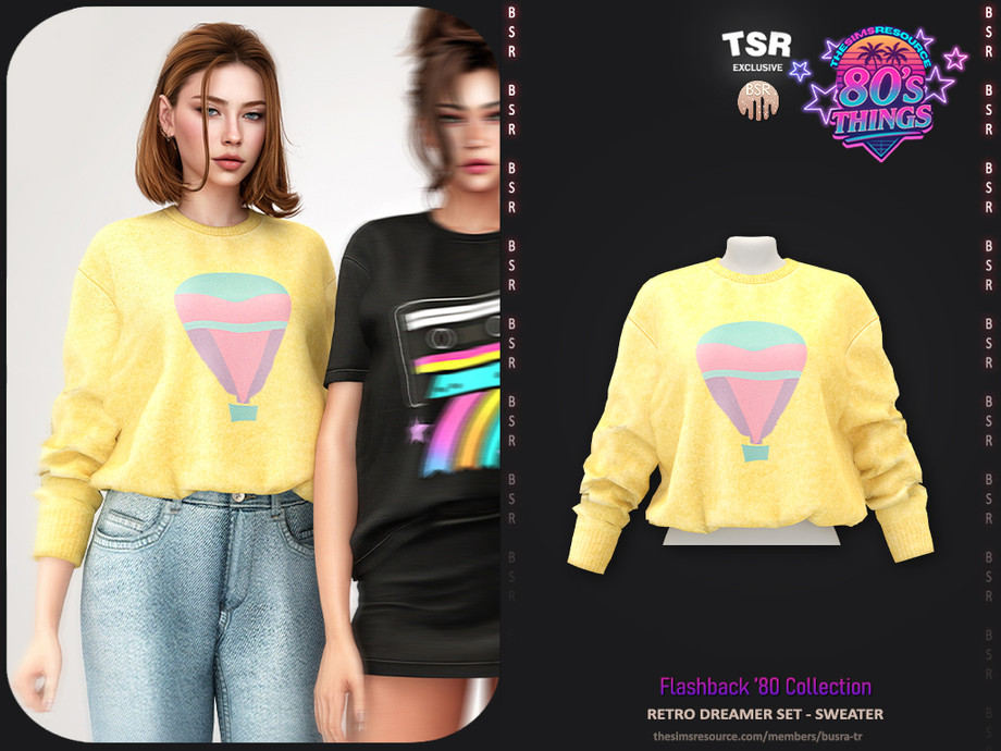 Flashback 80 Collection -651- Retro Dreamer Set Sweater BD1643 1