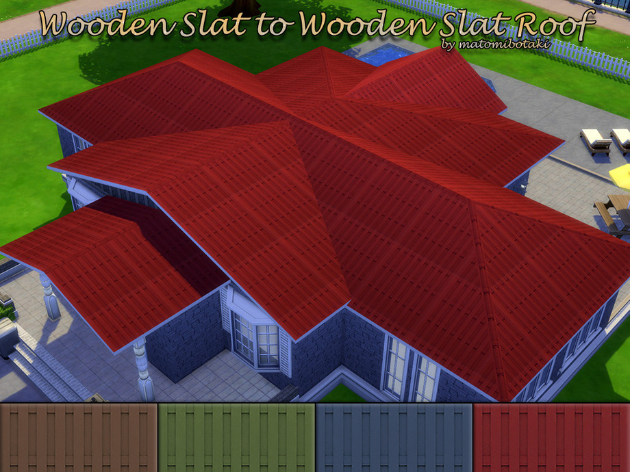 Matomibotaki Wooden Slat to Wooden Slat Roof 1