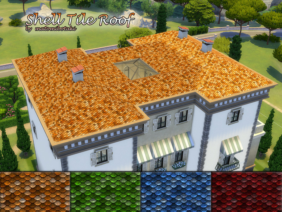 Mussel Shell Tile Roof 1