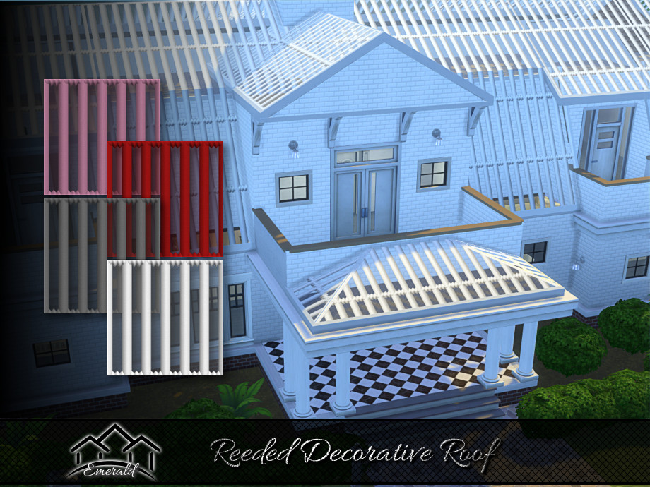 Reeded Decorative Roof 1