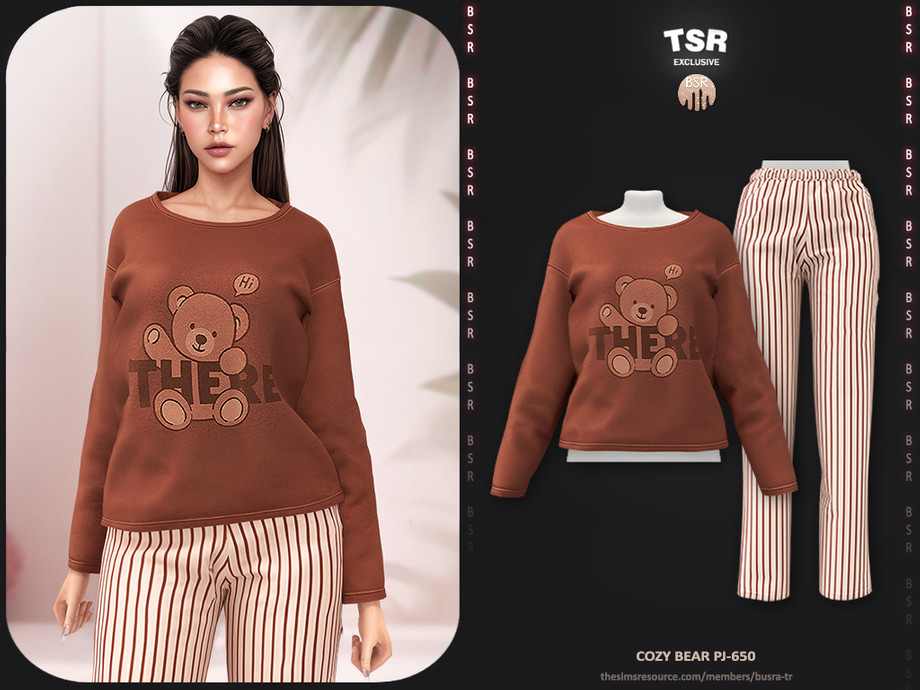 SET-Cozy Bear PJ- 650 - BD1642 1