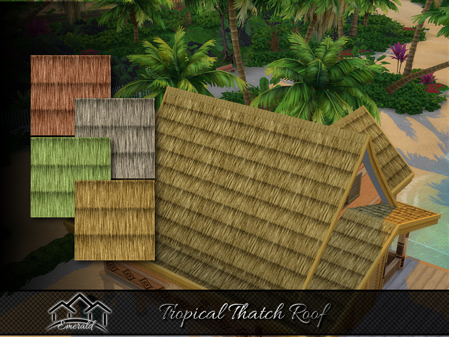 Tropical Thatch Roof 1