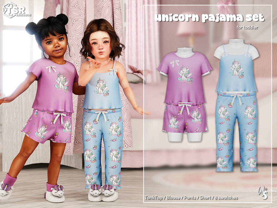 Unicorn Pajama Set (toddler) 1