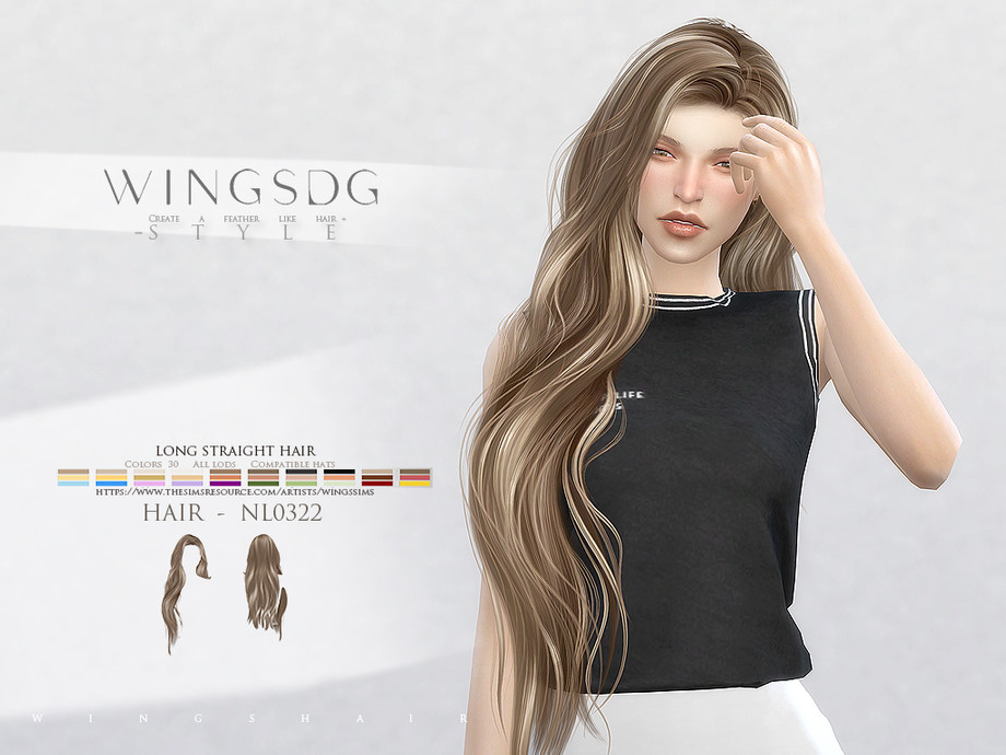 WINGS-TF0322-Long curls with bun 1