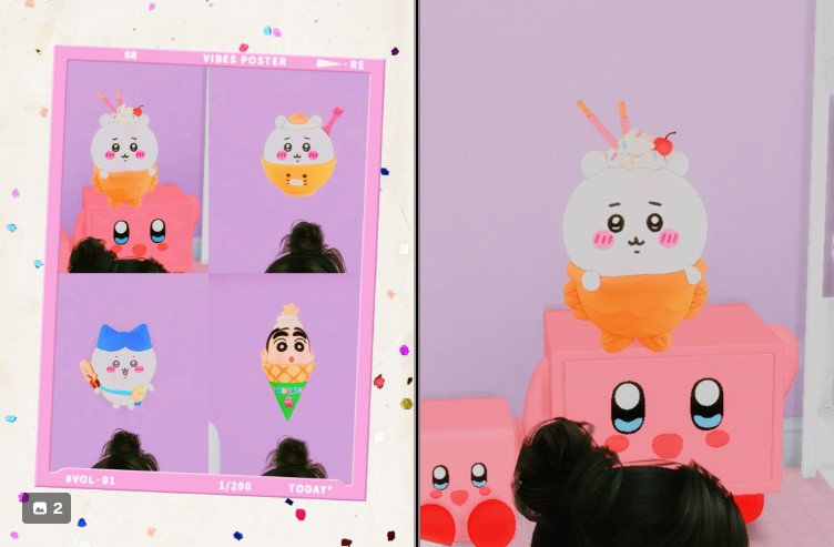 Замена пламбоба Chiikawa Snapper-yaki от JIN sims для Симс 4